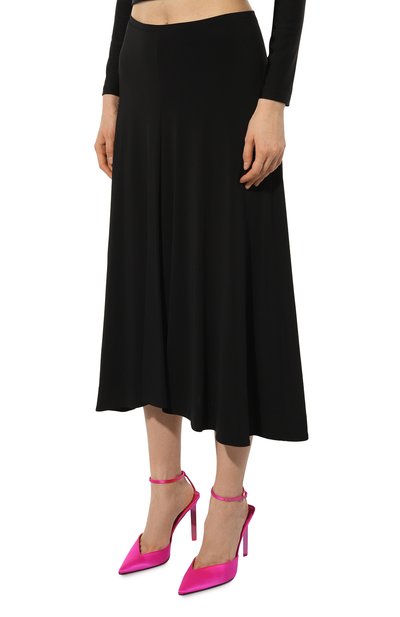Юбка из вискозы JIL SANDER черного цвета по цене 76350 руб., арт. J02MA0138/J66280, фото 3 Юбка из вискозы JIL SANDER, арт. J02MA0138/J66280, фото 3