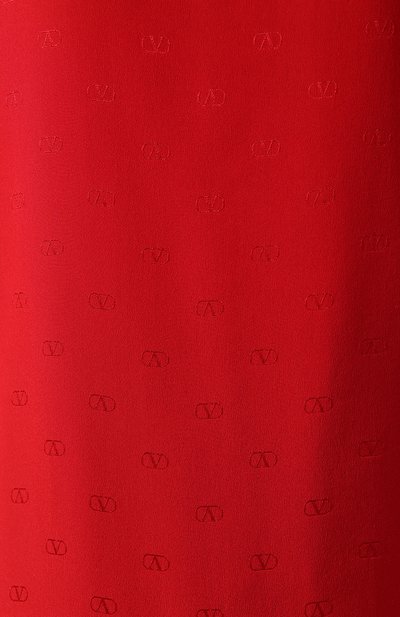 Шелковая блузка VALENTINO красного цвета по цене 133500 руб., арт. SB3AE01U4N6, фото 5 Шелковая блузка VALENTINO, арт. SB3AE01U4N6, фото 5