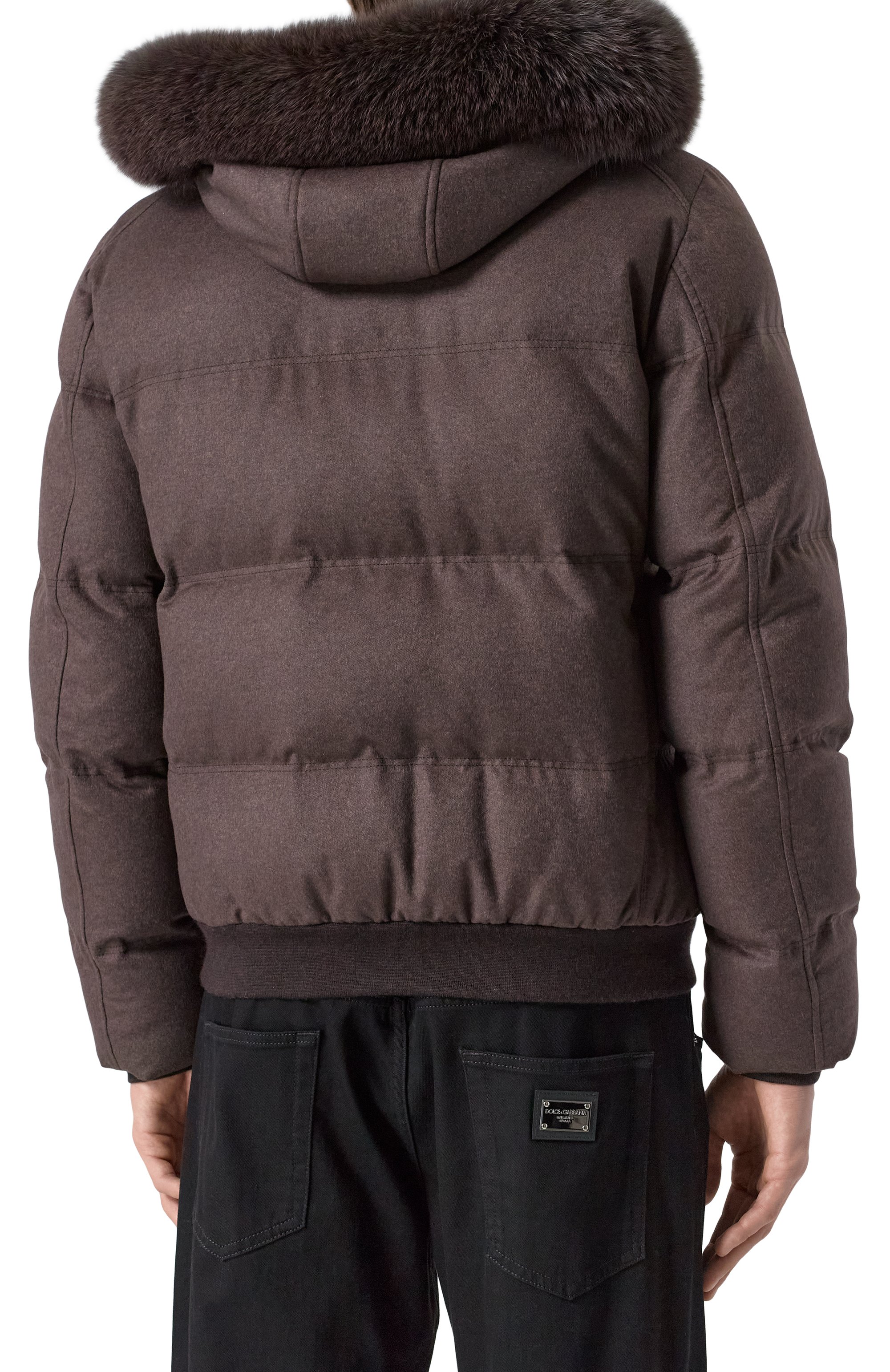 Пуховик из кашемира и шерсти норки с отделкой из лисицы STEFANO RICCI, арт. MDJ2300160/C069HC, фото 4