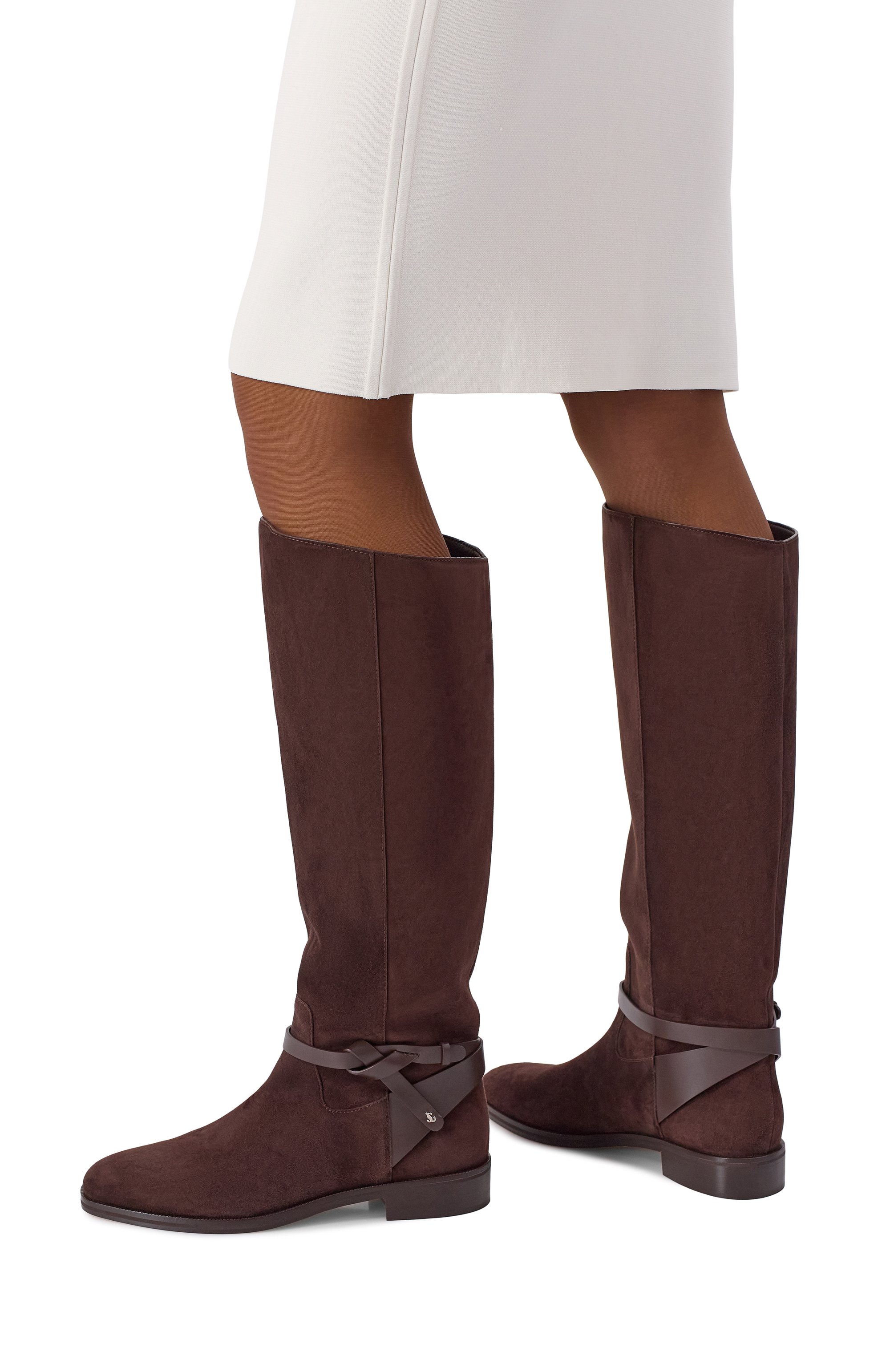 Замшевые сапоги lawton JIMMY CHOO, арт. LAWT0N KB FLAT/ALR, фото 2