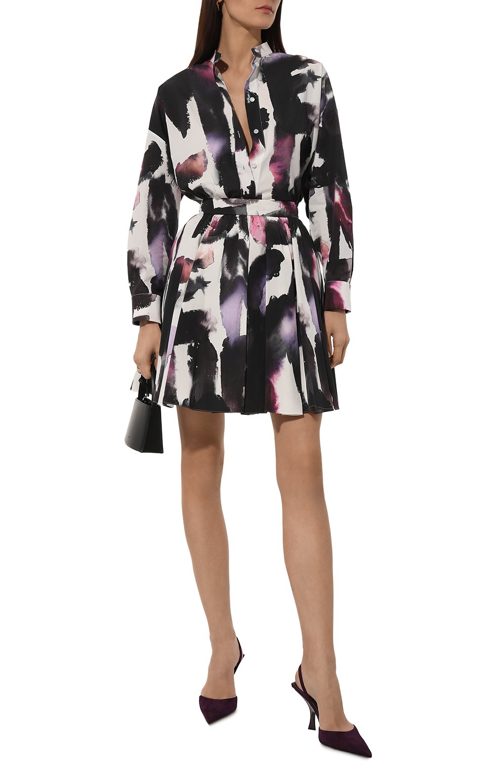 Хлопковая юбка ALEXANDER MCQUEEN, арт. 734334/QCAG0, фото 2