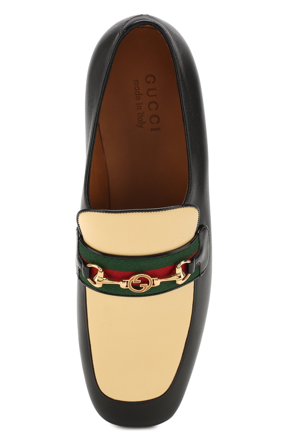 Кожаные лоферы GUCCI, арт. 574842/1D020, фото 5