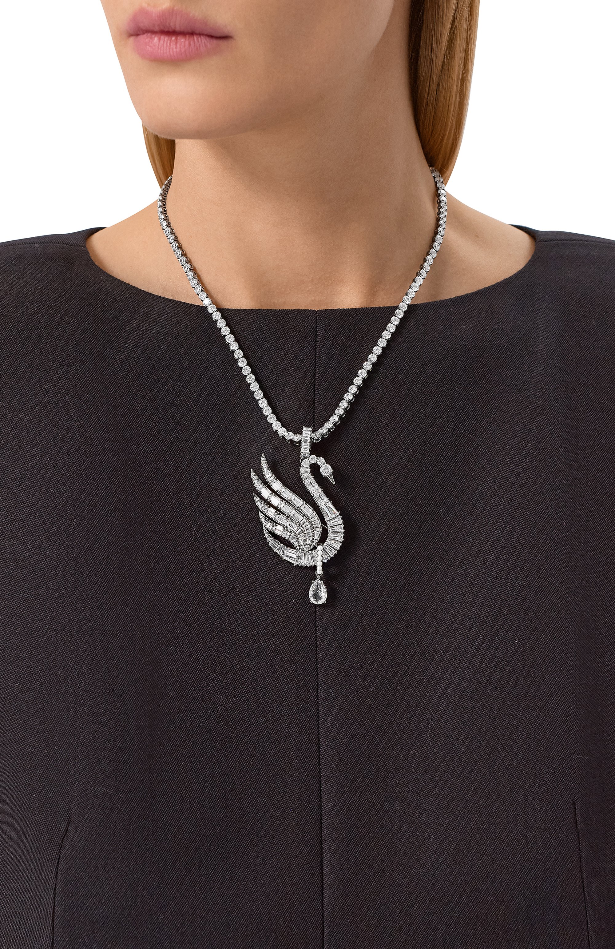 Подвеска-брошь swan SWAROVSKI, арт. 5723411, фото 3