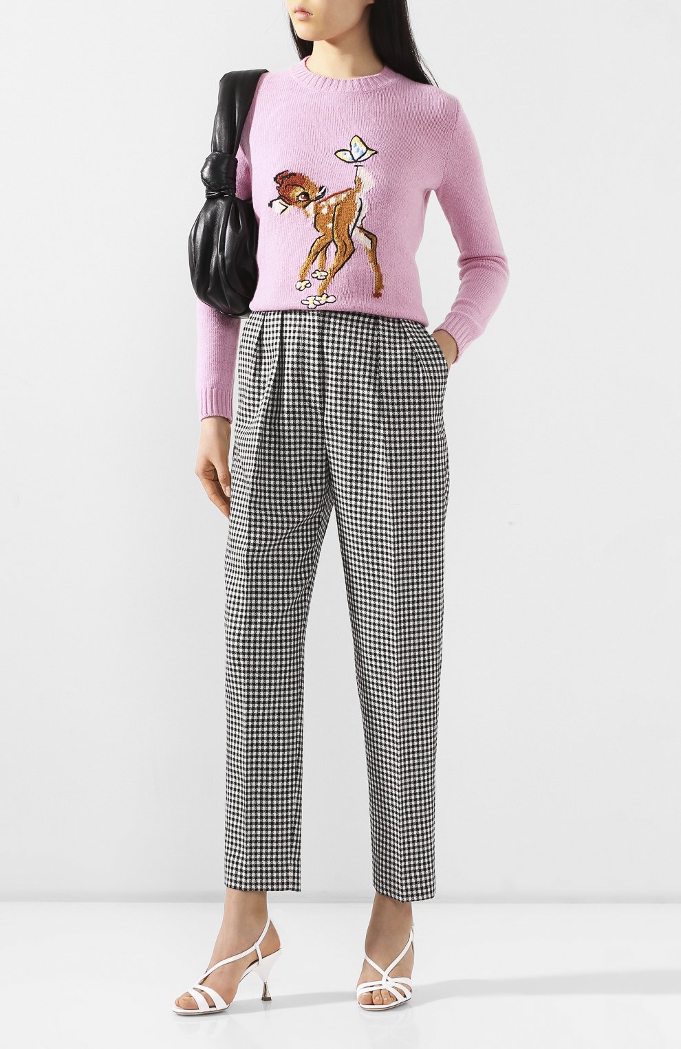 Шерстяные брюки MIU MIU, арт. MP1385-1V7W-F0002, фото 2