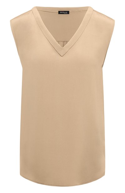 Женский шелковый топ KITON, арт. D53462K0977A