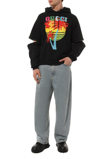 Хлопковое худи GUCCI, арт. 700117/XJE0T, фото 2