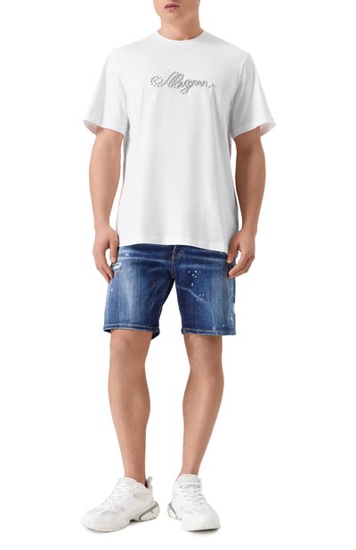 Хлопковая футболка MSGM, арт. 3840MM97/257097, фото 2