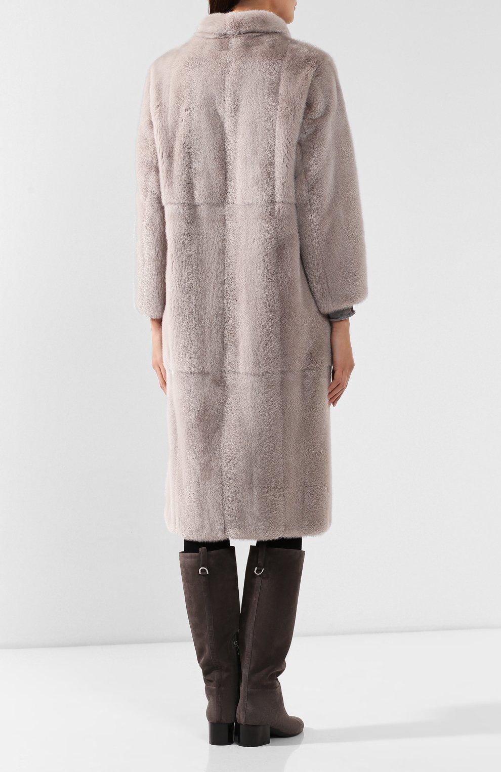 Шуба из меха норки KITON, арт. D48688X05S07, фото 4