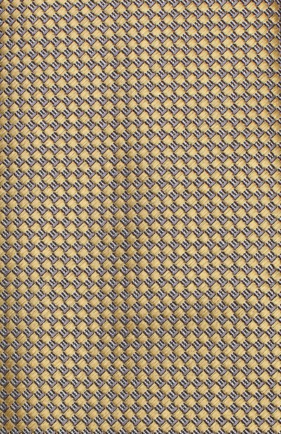 Шелковый галстук с узором BRIONI желтого цвета по цене 24450 руб., арт. 062I00/07450, фото 3 Шелковый галстук с узором BRIONI, арт. 062I00/07450, фото 3