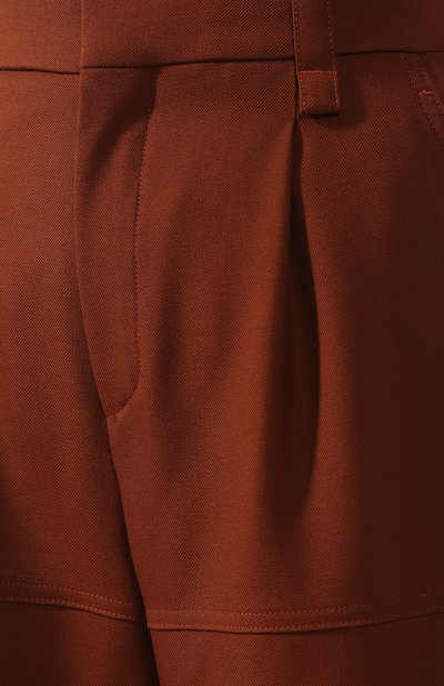 Укороченные шерстяные брюки CHLOÉ, арт. CHC18WPA75067, фото 5