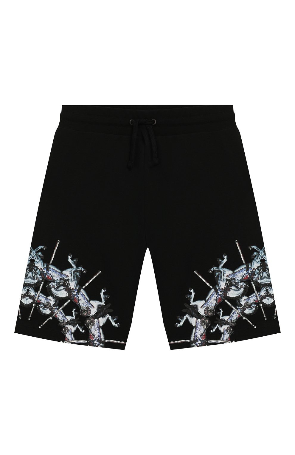 Хлопковые шорты MARCELO BURLON KIDS OF MILAN, арт. 20E/B/MB/3207/0020/2-6Y, фото 1