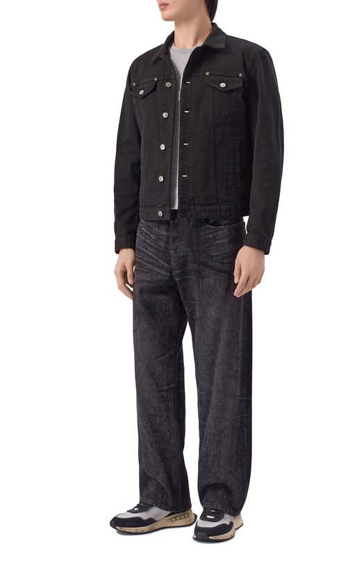 Хлопковая футболка Dirk Bikkembergs BMT1567 Серый  BMT1567 Фото 2