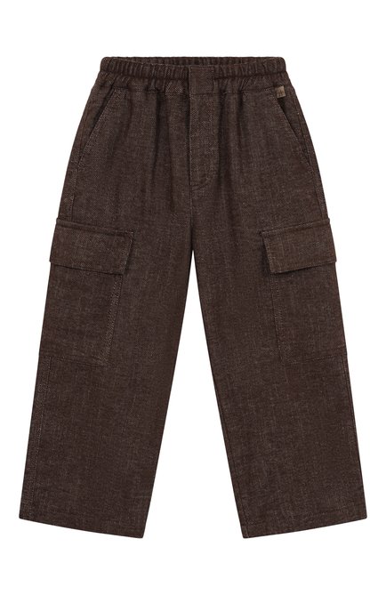 Хлопковые брюки-карго IL GUFO, арт. A25GPL0030C0074/2-4