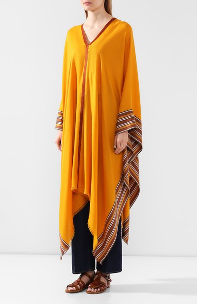 Пончо из смеси шелка и кашемира LORO PIANA, арт. FAI5673, фото 3