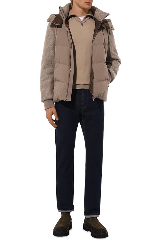 

Джемпер из кашемира и шелка Svevo, Бежевый