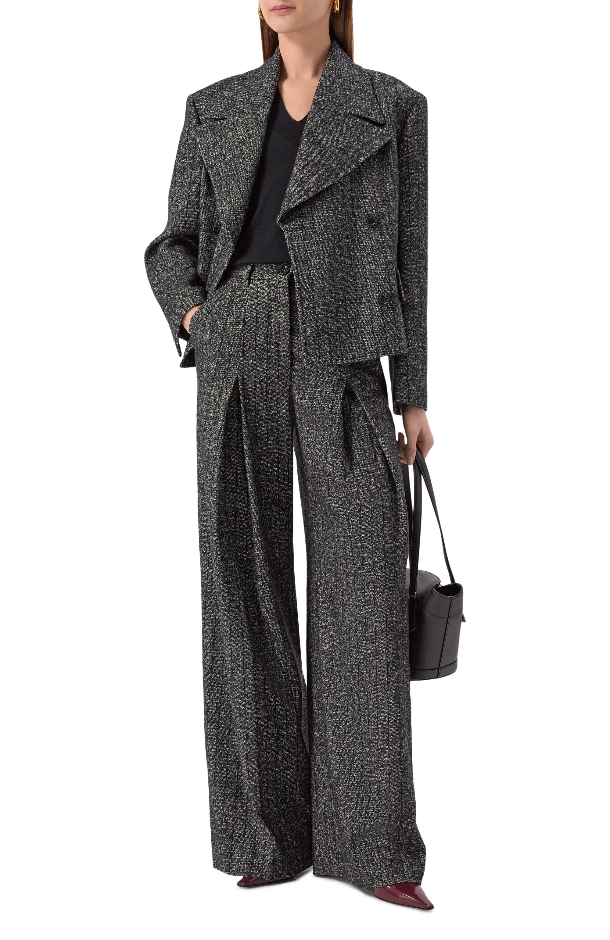 Шерстяные брюки DOLCE & GABBANA, арт. FTDC7T/FRZAN, фото 2