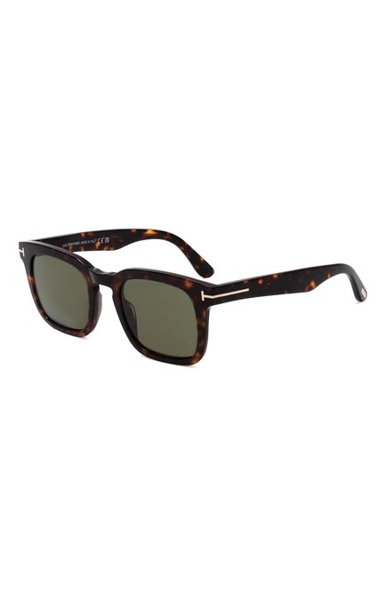 Женские солнцезащитные очки TOM FORD коричневого цвета, арт. TF751 52N | Фото 1 (Региональные ограничения белый список (Axapta Mercury): Не проставлено; Нос: Не проставлено)