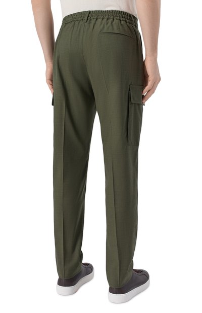 Шерстяные брюки-карго ANDREA CAMPAGNA, арт. SPIAGGIA 1P CARG0/RD1750, фото 4