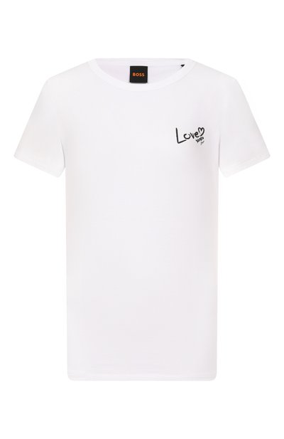 Женская хлопковая футболка BOSS ORANGE, арт. 50549192