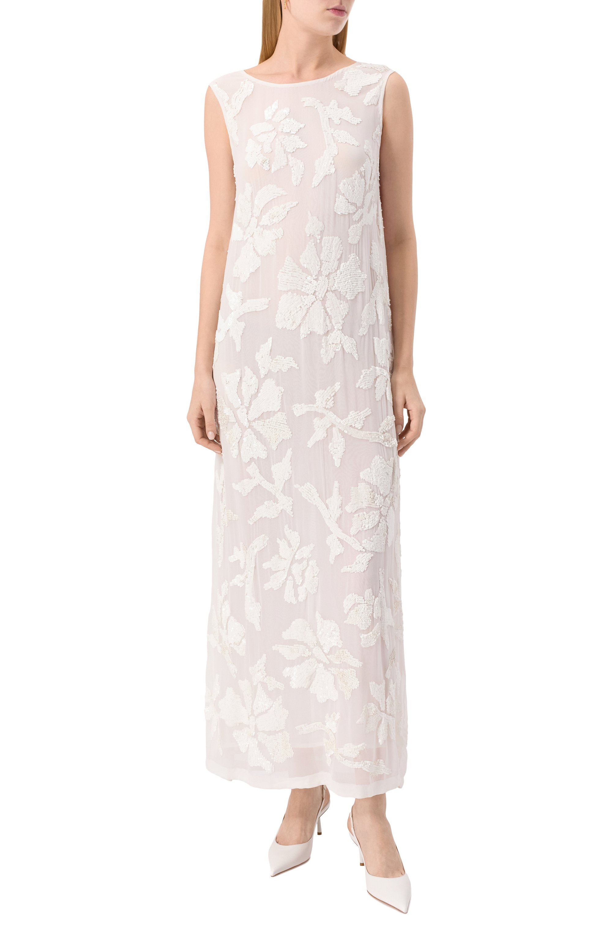 Платье из вискозы с отделкой пайетками P.A.R.O.S.H., арт. D722506, фото 3