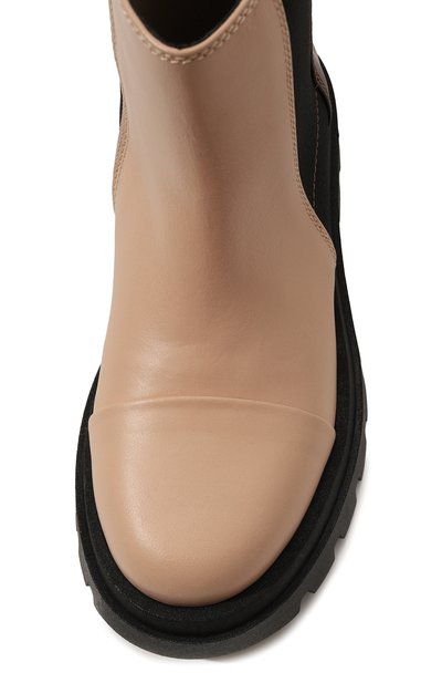 Кожаные челси MARNI бежевого цвета по цене 27600 руб., арт. 78315/28-35, фото 4 Кожаные челси MARNI, арт. 78315/28-35, фото 4