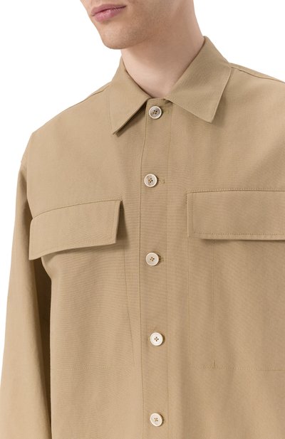 Хлопковая куртка-рубашка JIL SANDER, арт. J47DL0169-J45267, фото 5