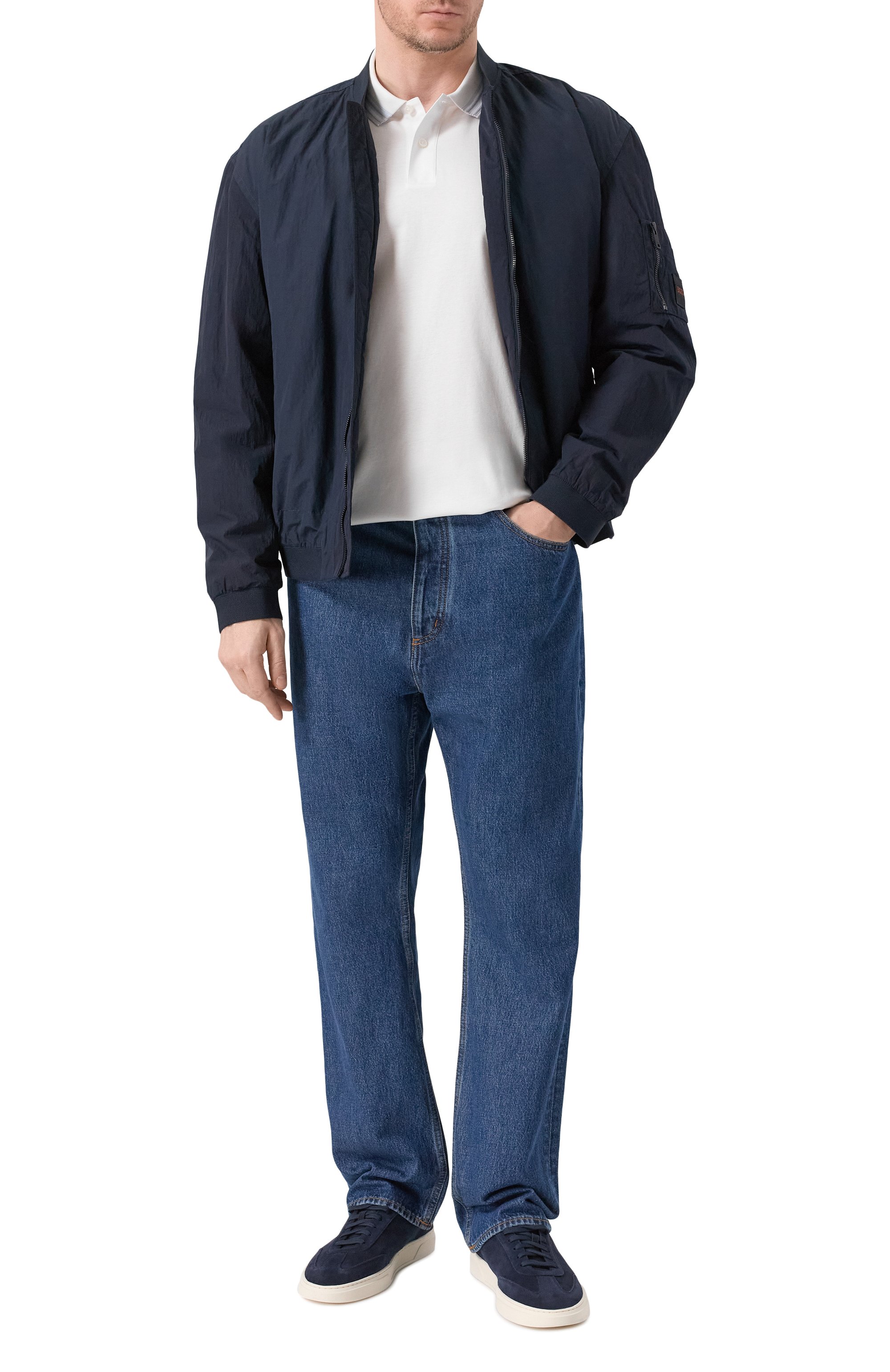 Хлопковое поло BOSS, арт. 50554529, фото 2