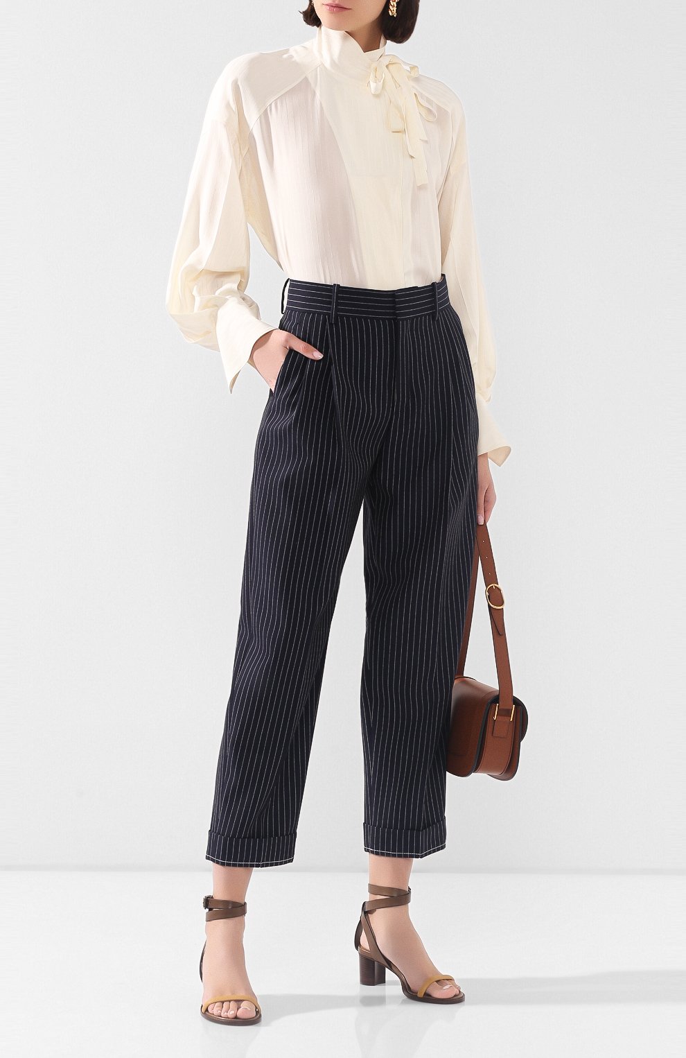 Шелковая блузка CHLOÉ, арт. CHC20UHT16307, фото 2