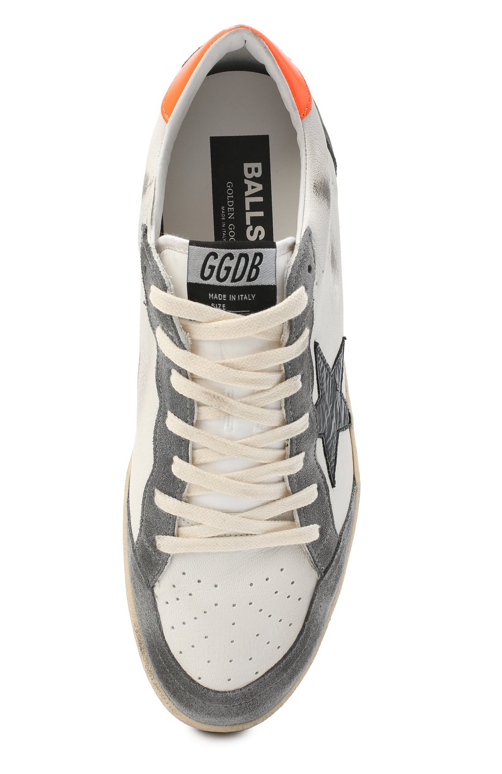 Кожаные кеды ball star GOLDEN GOOSE DELUXE BRAND, арт. GMF00117.F000386, фото 5