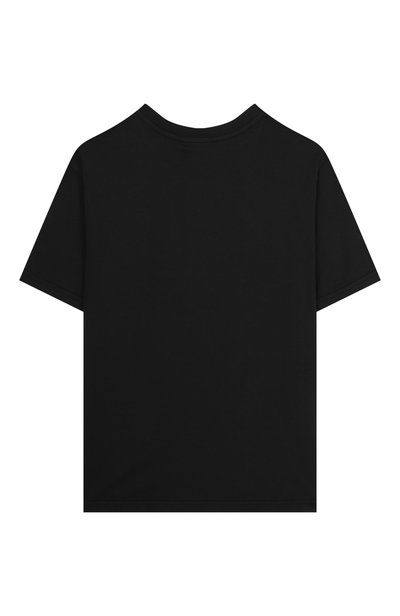 Хлопковая футболка DOLCE & GABBANA черного цвета по цене 27250 руб., арт. L4JTHV/G7Q0T, фото 2 Хлопковая футболка DOLCE & GABBANA, арт. L4JTHV/G7Q0T, фото 2
