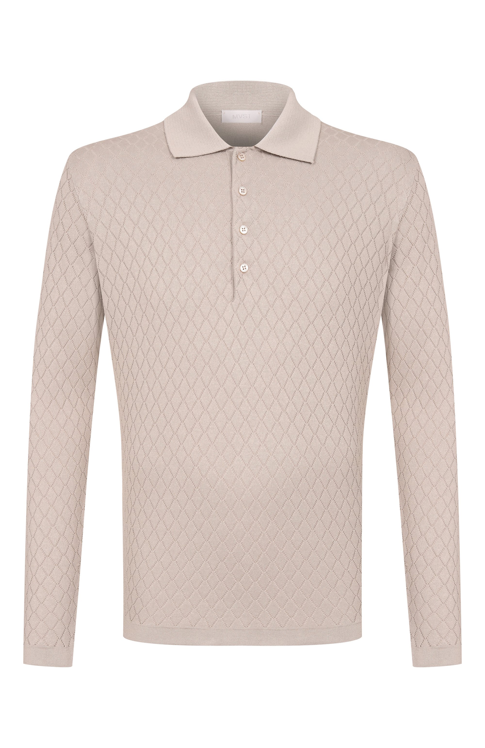 Поло из шелка и хлопка MVST, арт. M26.2PM.K140/Y205 R0MBI 3D, фото 1