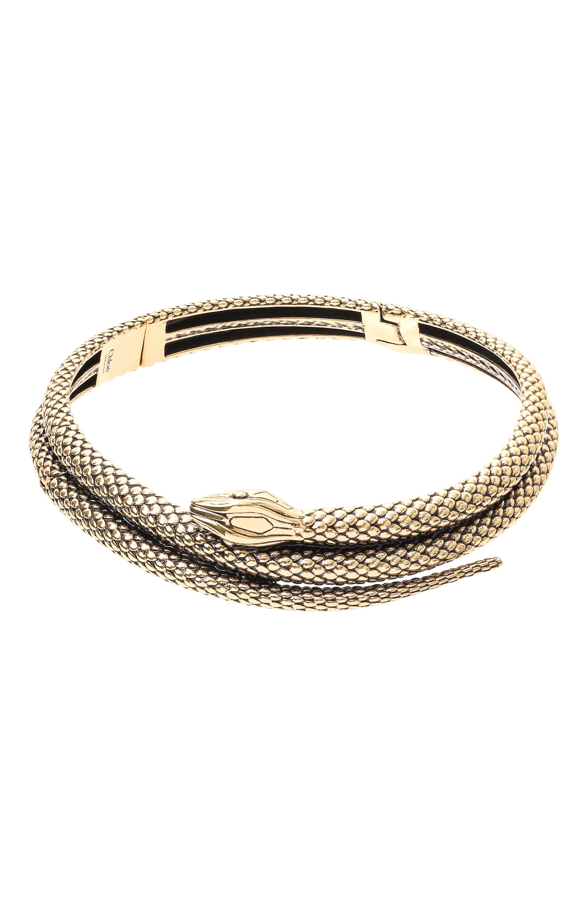 Колье CHLOÉ золотого цвета по цене 141500 руб., арт. CHC24WF071CB79DCTU, фото 1 Колье CHLOÉ, арт. CHC24WF071CB79DCTU, фото 1