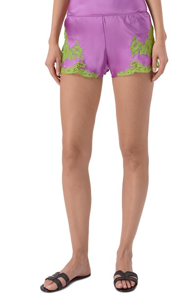 Шелковые шорты MARJOLAINE сиреневого цвета по цене 49450 руб., арт. 3CAM5001, фото 3 Шелковые шорты MARJOLAINE, арт. 3CAM5001, фото 3