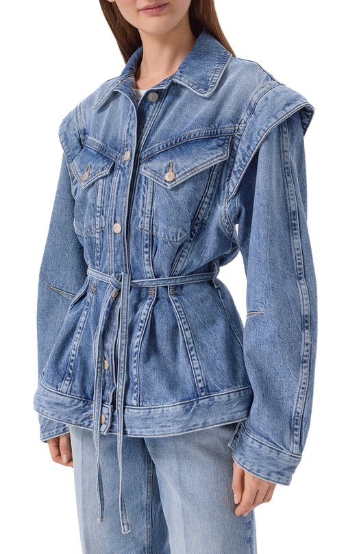 Джинсовая куртка Chinched BOSS Orange 50552472 Синий  50552472 Фото 3