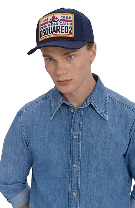 Мужская хлопковая бейсболка DSQUARED2, арт. BCM0922/05C00001