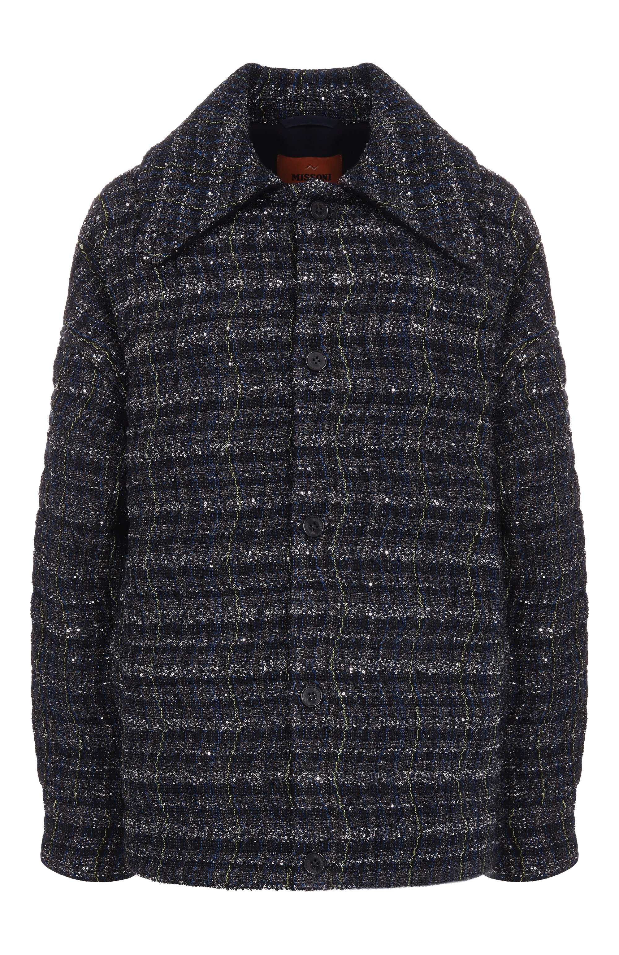 Полупальто из вискозы и шерсти MISSONI, арт. DS25WC1D/BC005W, фото 1