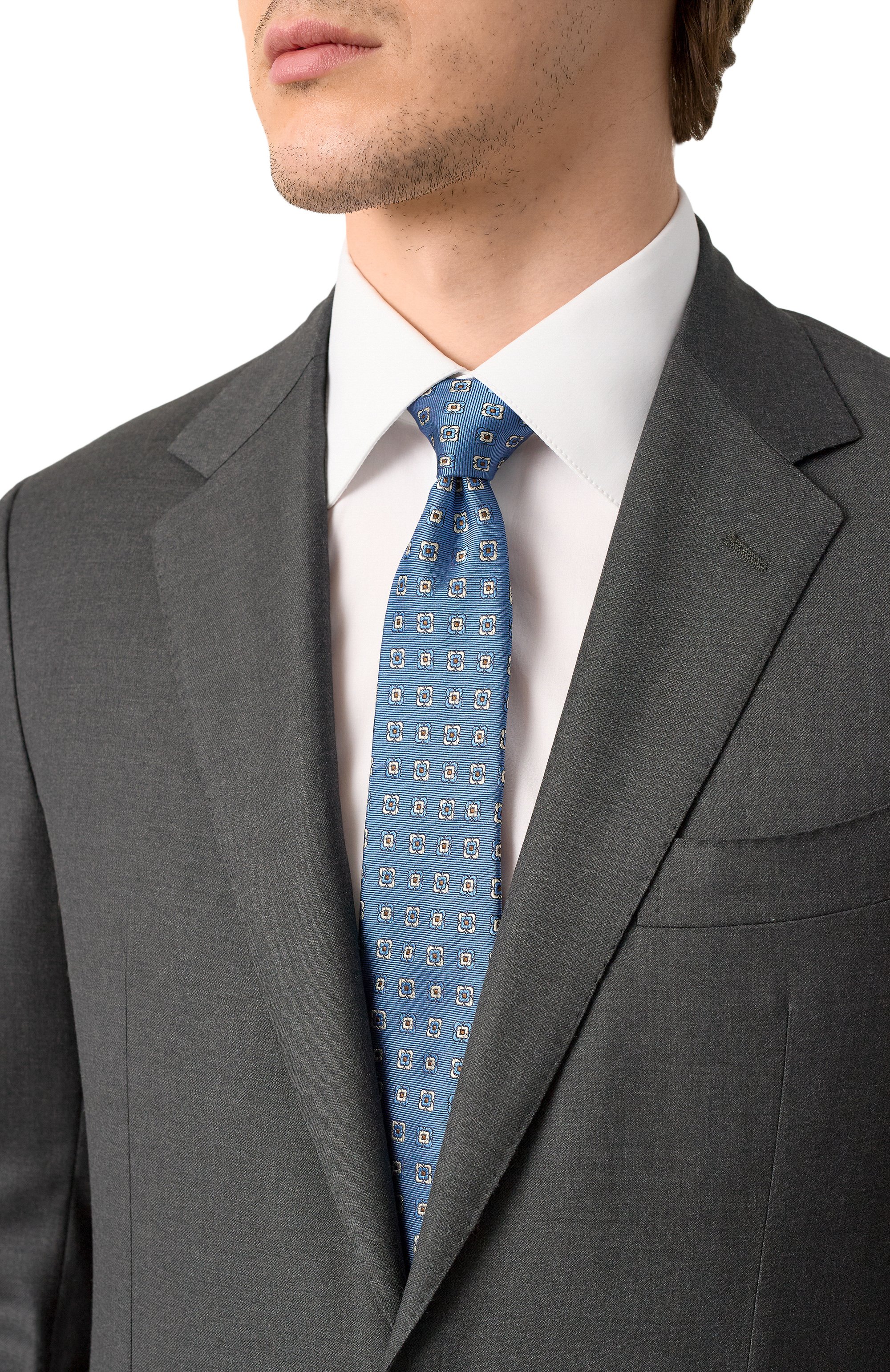 Шелковый галстук CANALI, арт. 18/HJ04197, фото 2