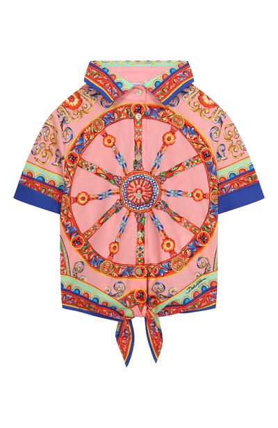 Хлопковая рубашка DOLCE & GABBANA, арт. L54S05/FI501
