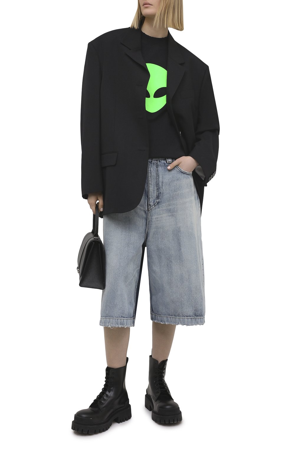 Хлопковая футболка BALENCIAGA, арт. 612965/TJVK7, фото 2