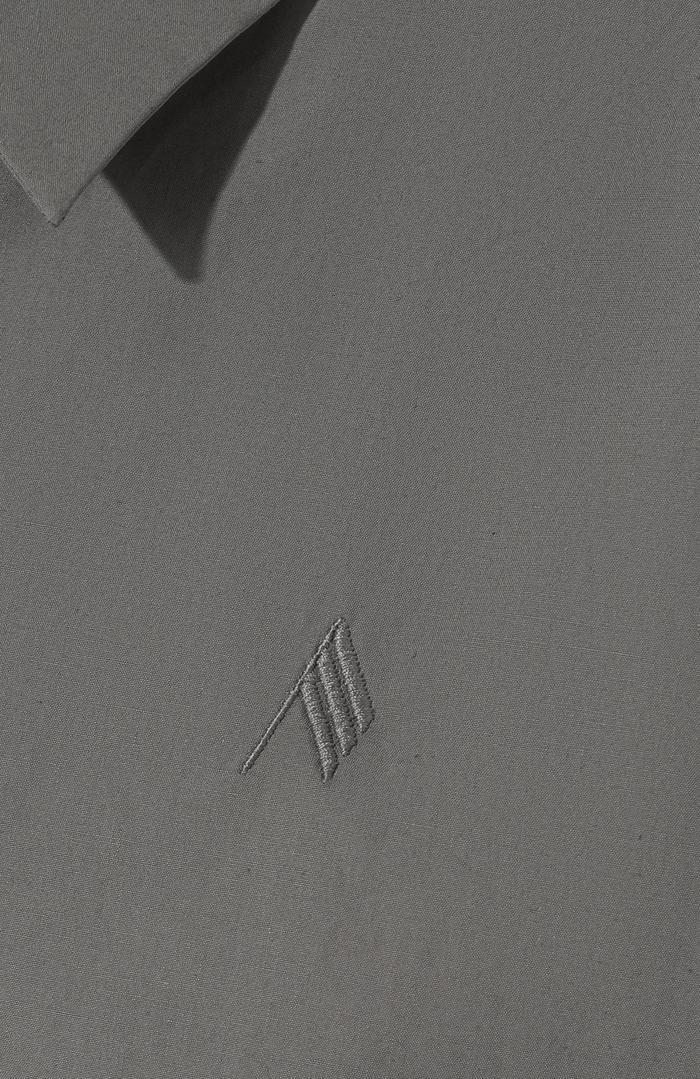 Хлопковая рубашка THE ATTICO серого цвета по цене 58750 руб., арт. 247WCH04, фото 5 Хлопковая рубашка THE ATTICO, арт. 247WCH04, фото 5