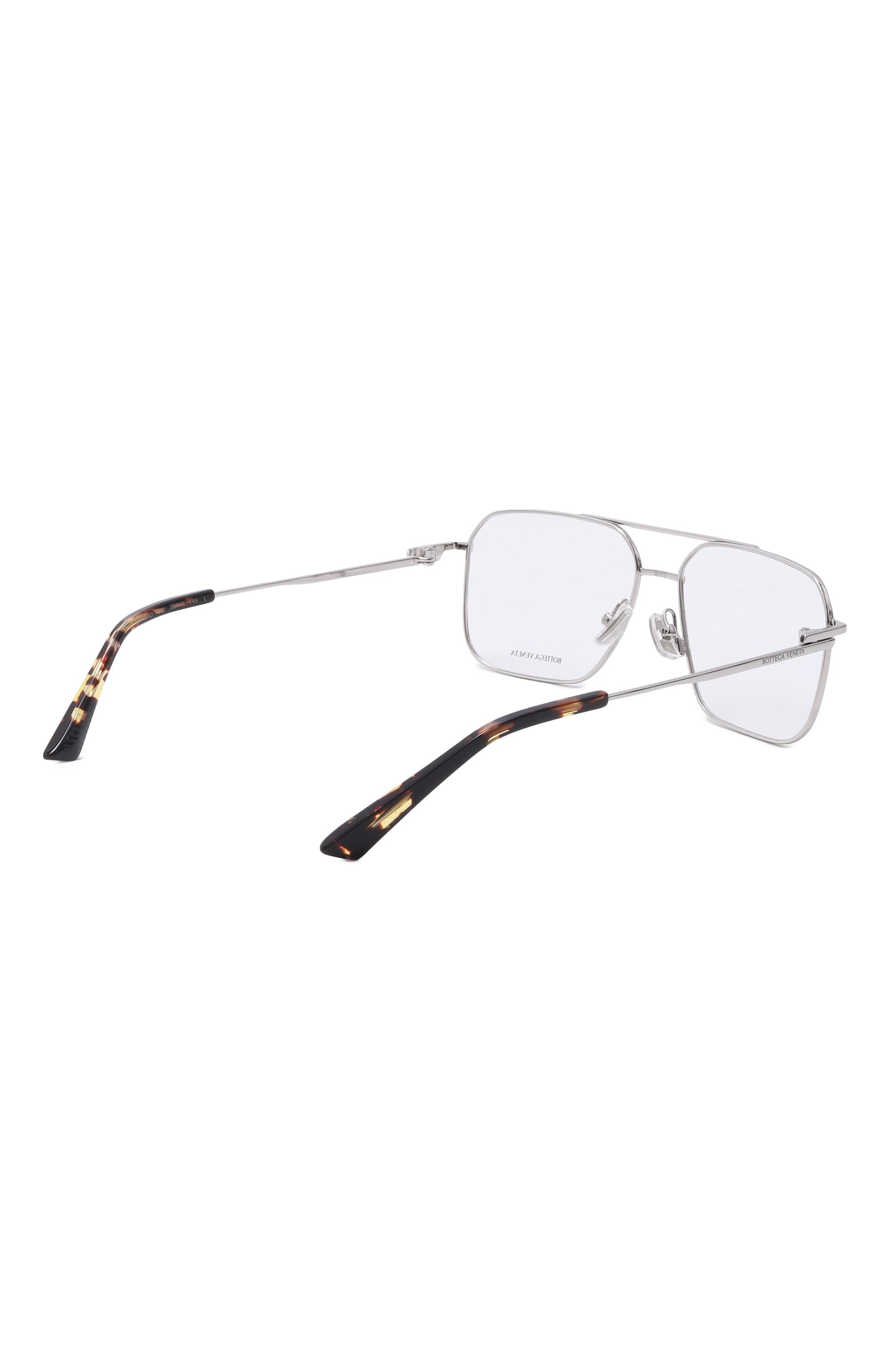 Оправа BOTTEGA VENETA серебряного цвета по цене 38700 руб., арт. BV1384 002, фото 3 Оправа BOTTEGA VENETA, арт. BV1384 002, фото 3