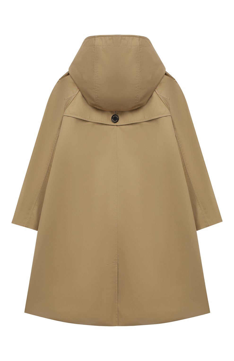 Хлопковый плащ с капюшоном BURBERRY, арт. 8002013, фото 2