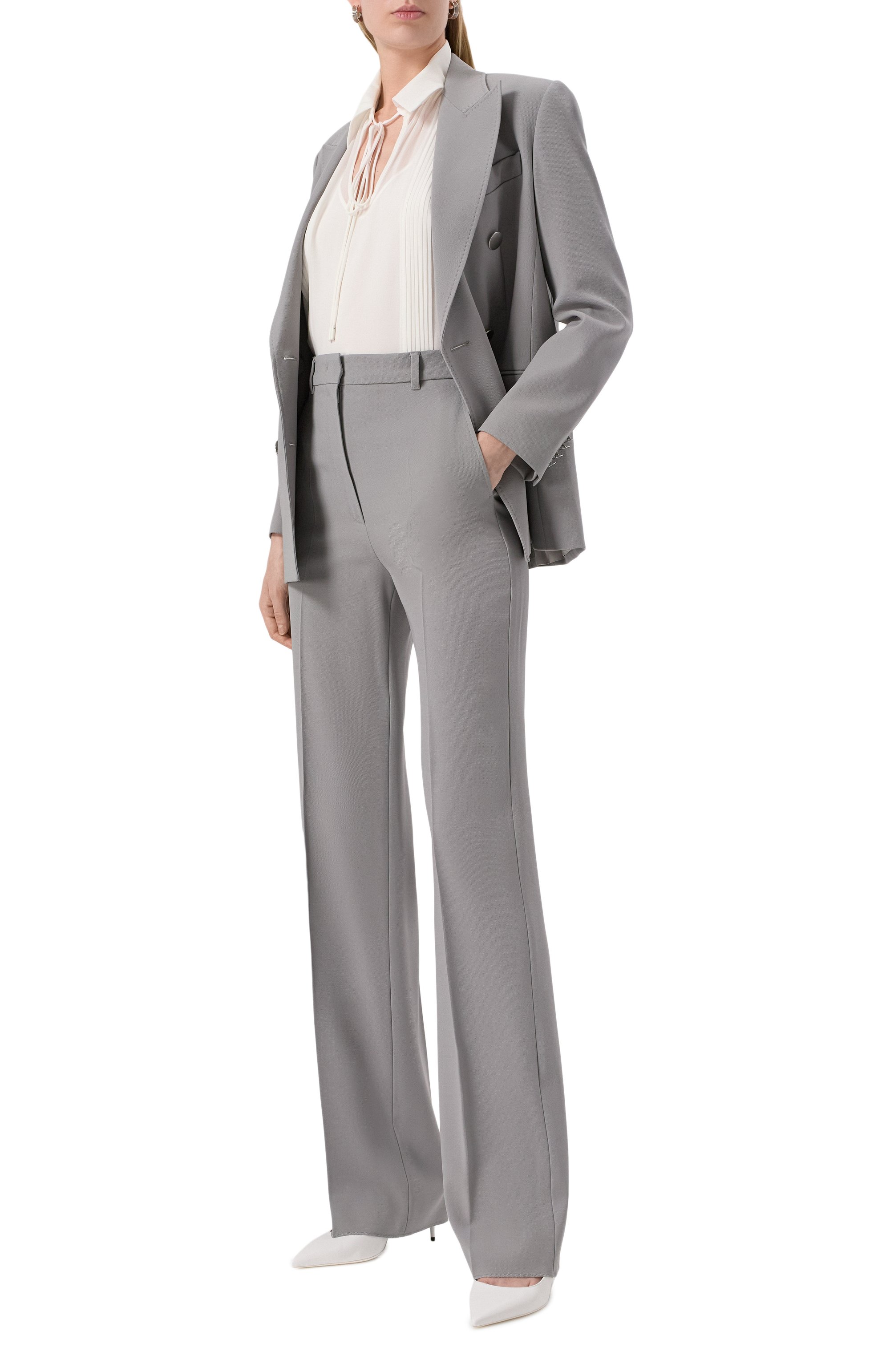 Шелковая блузка MAX MARA STUDIO, арт. VALDAI, фото 2