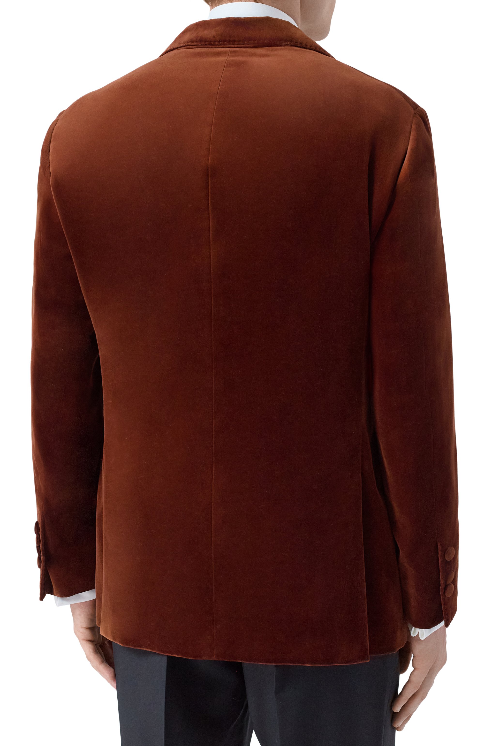 Бархатный пиджак BRUNELLO CUCINELLI, арт. MV420GS03, фото 4
