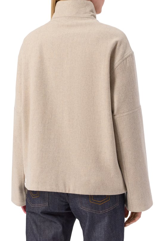 Шерстяная куртка Jil Sander J40BN0175/J40182 Бежевый  J40BN0175/J40182 Фото 4