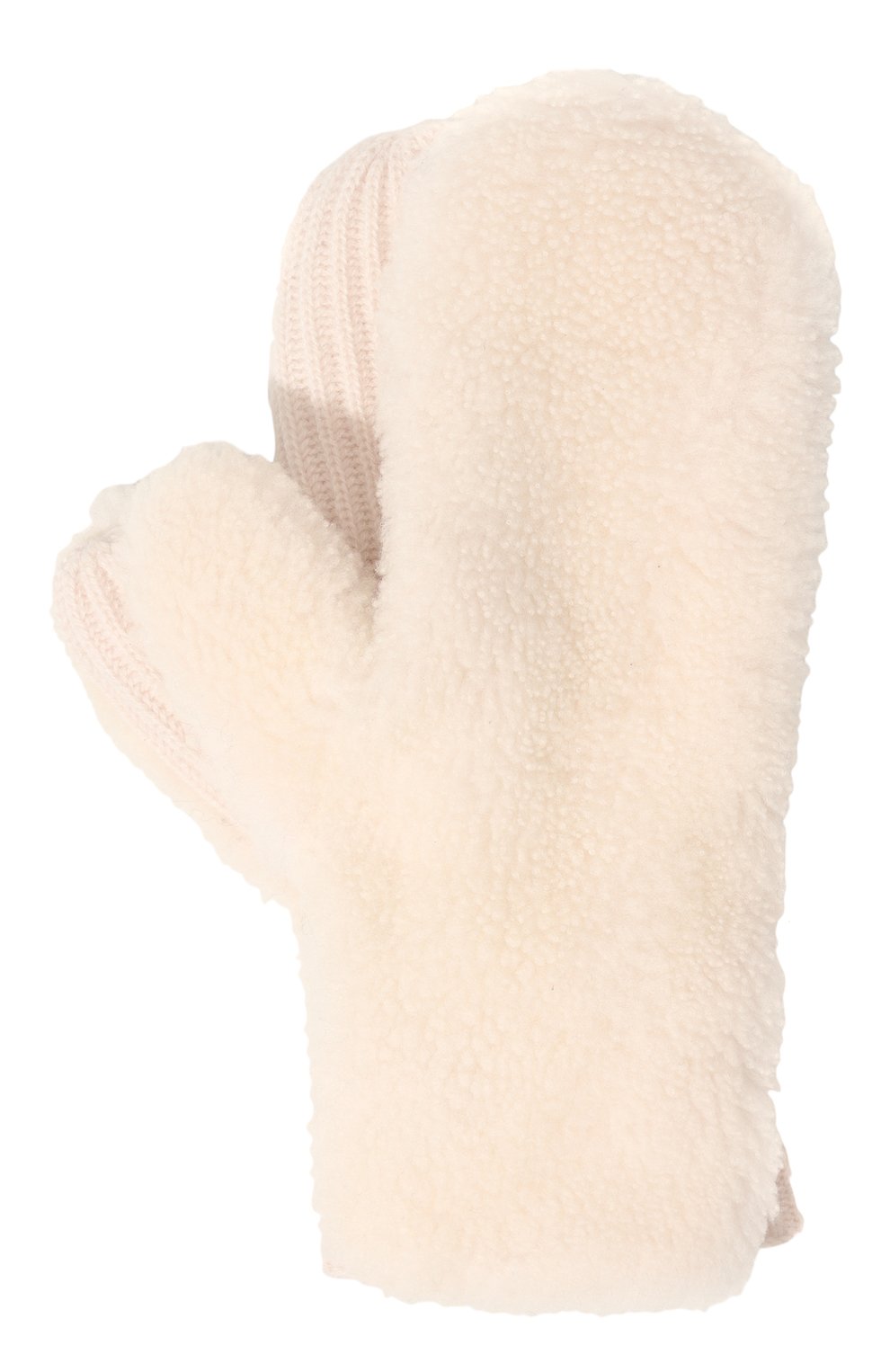 Варежки из шерсти и овчины YVES SALOMON кремового цвета по цене 28250 руб., арт. 23WAA508XXMACL, фото 1 Варежки из шерсти и овчины YVES SALOMON, арт. 23WAA508XXMACL, фото 1