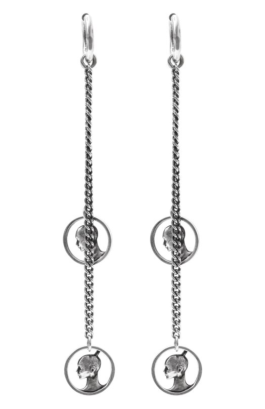 Серьги Ann Demeulemeester B0013533/JW020 Серебряный B0013533/JW020