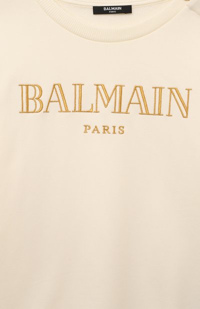 Хлопковый свитшот BALMAIN, арт. BV4B10, фото 3