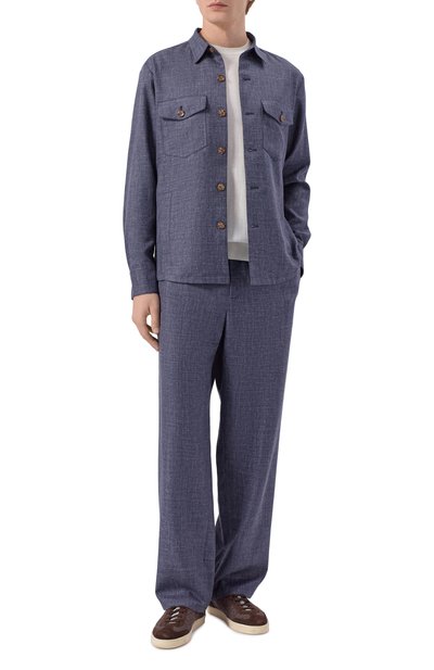 Брюки из кашемира и шелка COLOMBO, арт. PA00505/TEX/77541-10, фото 2