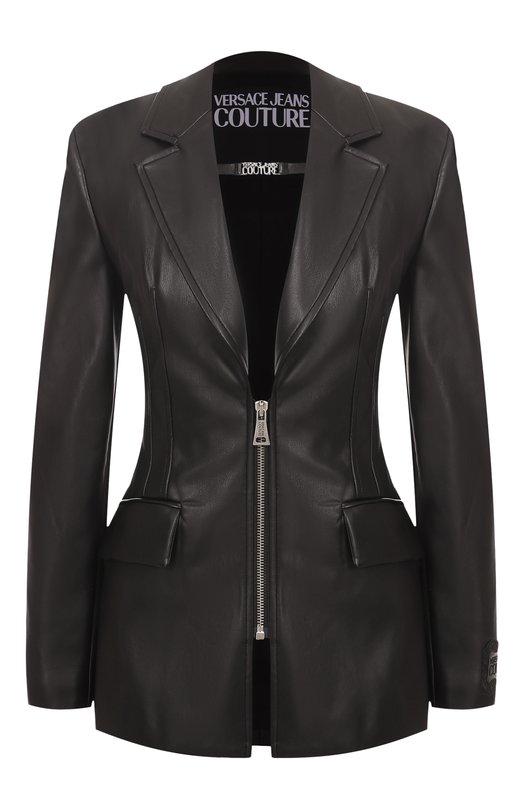 Жакет из экокожи Versace Jeans Couture 79HAQ703/J0195 Чёрный 79HAQ703/J0195